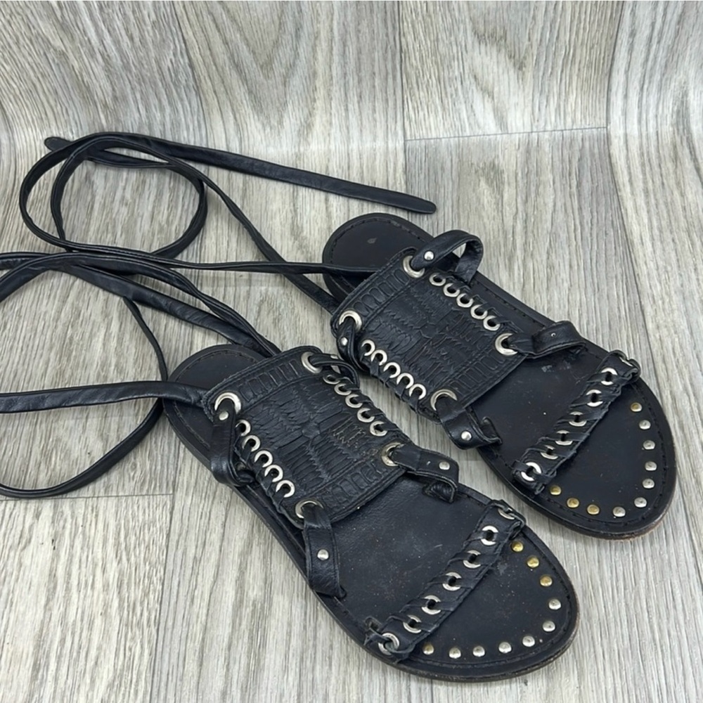 Free People Strappy Sandals with Stud Details